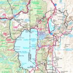 Lake Tahoe Road Map   Map Of Lake Tahoe Area California