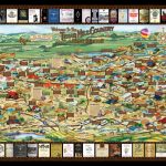 Laminated Texas Wine Map | Texas Wineries Map |Texas Hill Country   Texas Hill Country Wine Trail Map