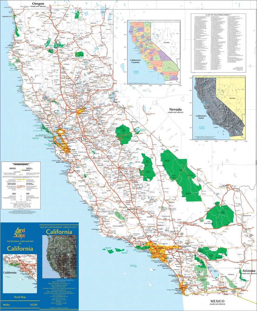 Large Detailed Map Of California With Cities And Towns - Detailed Map California