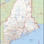 Large Detailed Map Of Maine With Cities And Towns   Printable Map Of Maine