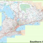 Large Detailed Map Of Southern Ontario   Printable Map Of Ontario