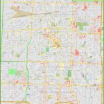Large Detailed Map Of Springfield (Missouri)   Printable Map Of Springfield Mo