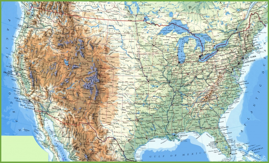 Large Detailed Map Of Usa With Cities And Towns - Printable Map Of Usa With States And Cities