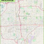 Large Detailed Map Of Wichita   Printable Street Map Of Wichita Ks