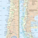 Large Detailed Road Map Of Chile   Free Printable Map Of Chile