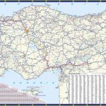 Large Detailed Road Map Of Turkey   Printable Map Of Turkey