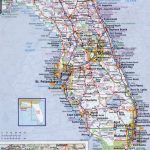 Large Detailed Roads And Highways Map Of Florida State With All   Large Map Of Florida
