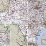 Large Detailed Roads And Highways Map Of Texas State With All Cities   Map Of Texas Roads And Cities