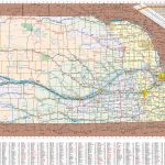 Large Detailed Tourist Map Of Nebraska With Cities And Towns   Printable Road Map Of Nebraska