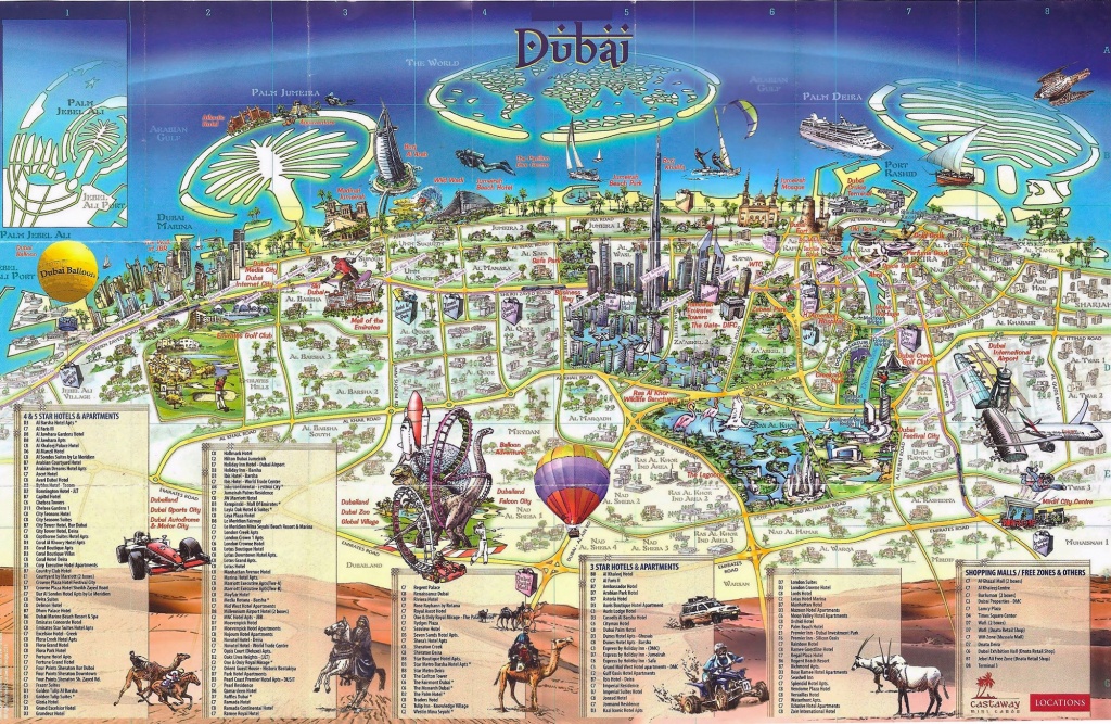 Large Dubai Maps For Free Download And Print | High-Resolution And - Dubai Tourist Map Printable