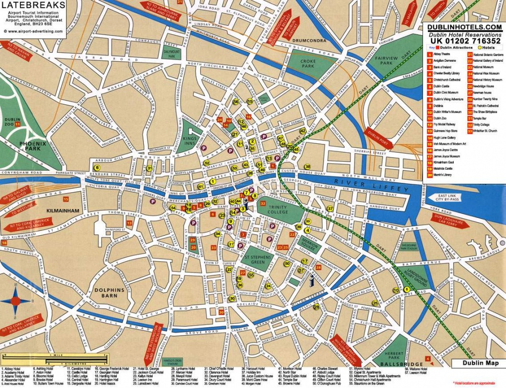 Dublin City Map Printable | Free Printable Maps