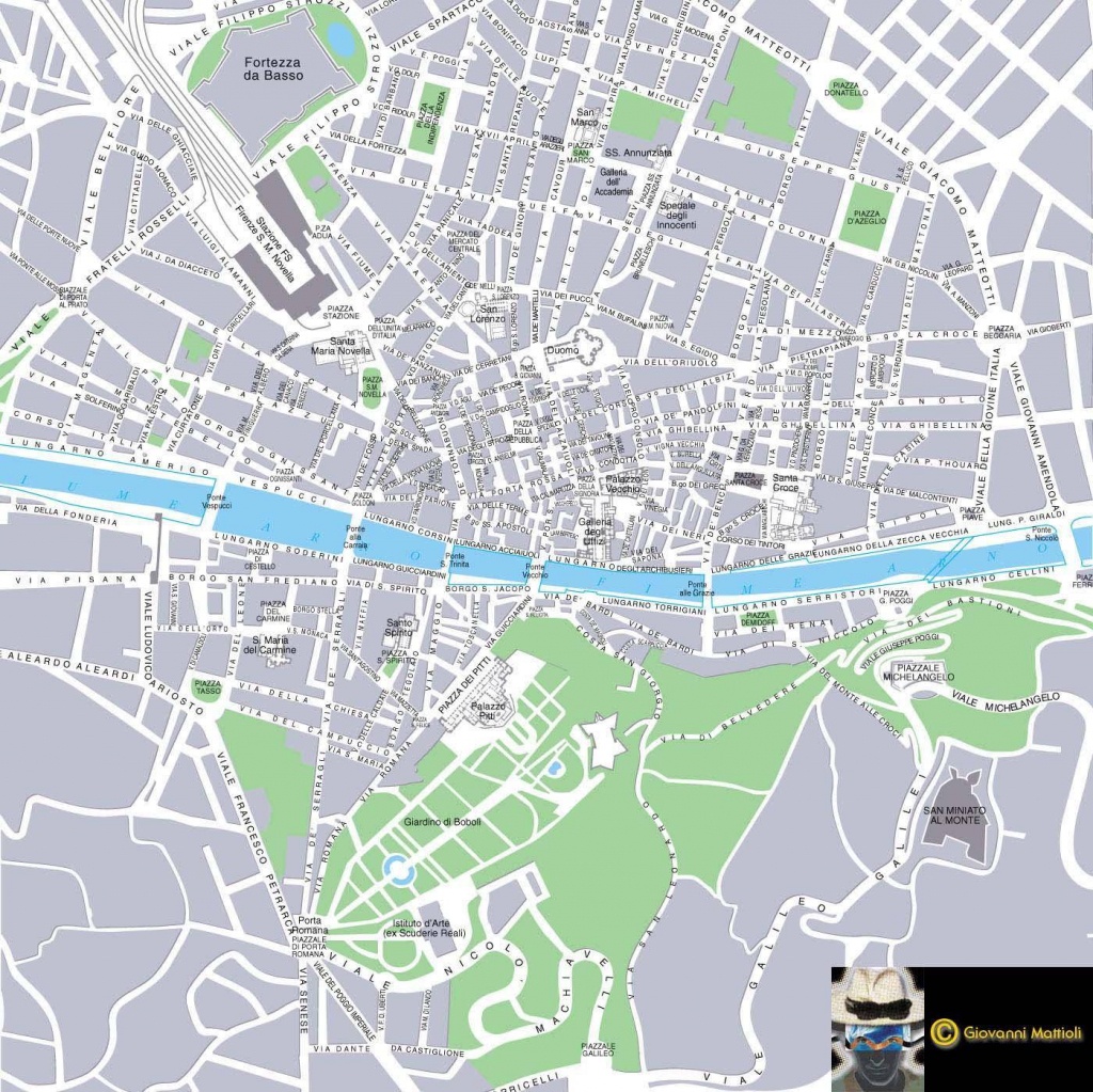 Large Florence Maps For Free Download And Print | High-Resolution - Printable Map Of Florence