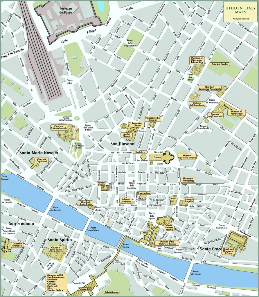 Florence Top Tourist Attractions Map Fun Things To Do Family Kids 