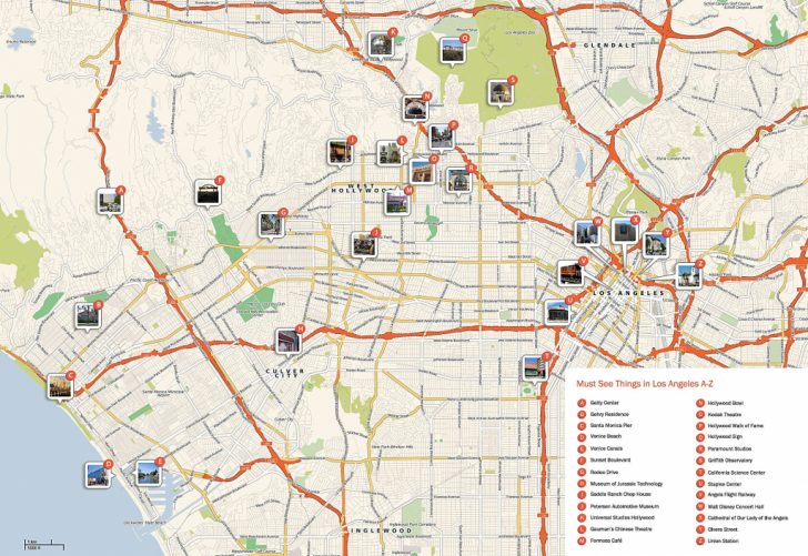 Los Angeles Freeway Map Printable