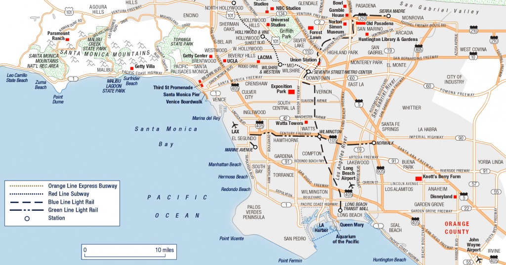 Large Los Angeles Maps For Free Download And Print | High-Resolution - Map Of Los Angeles California Area