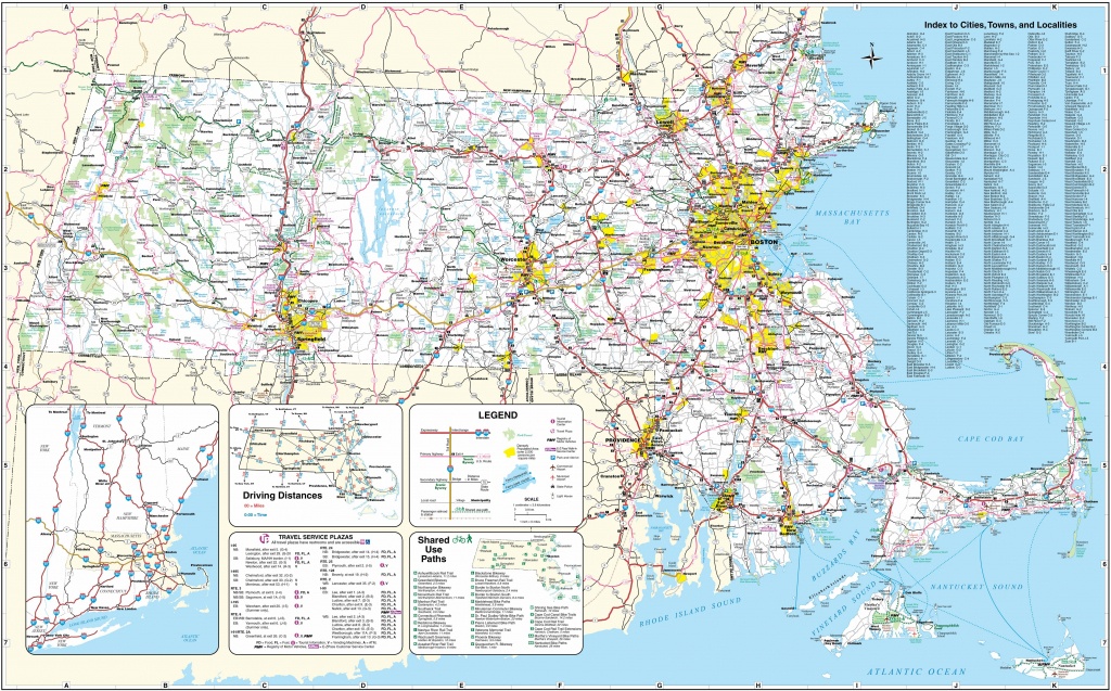 Large Massachusetts Maps For Free Download And Print | High - Printable Map Of Massachusetts