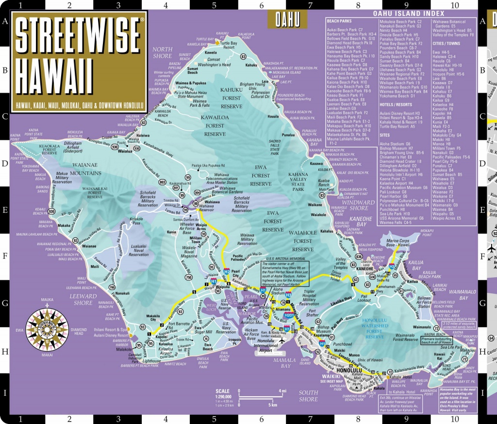 Large Oahu Island Maps For Free Download And Print | High-Resolution - Printable Map Of Hawaii