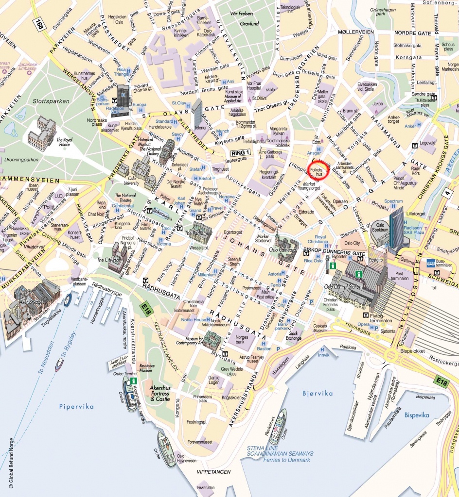 Large Oslo Maps For Free Download And Print | High-Resolution And - Oslo Map Printable