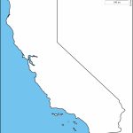 Large Outline Map Of California – Map Of Usa District   Blank Map Of California Printable