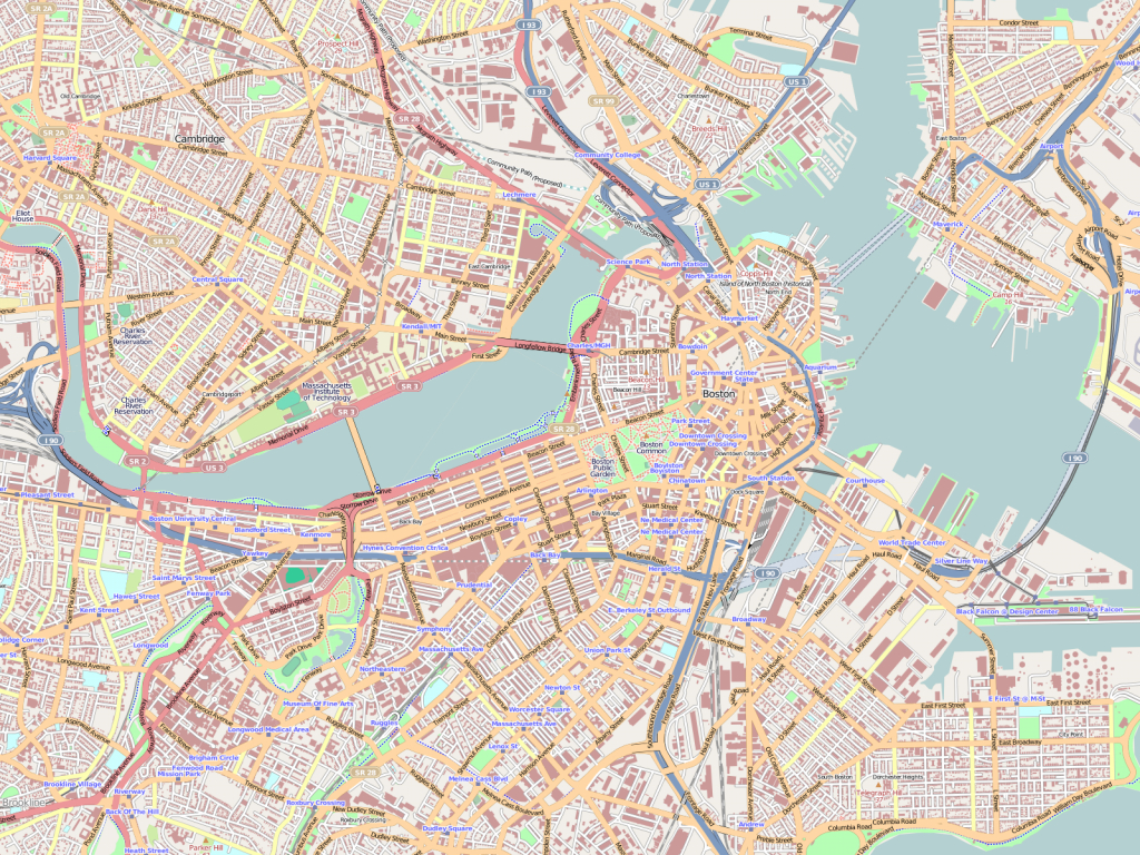Large Printable Boston Maps | World Map Photos And Images - Printable Map Of Boston Attractions