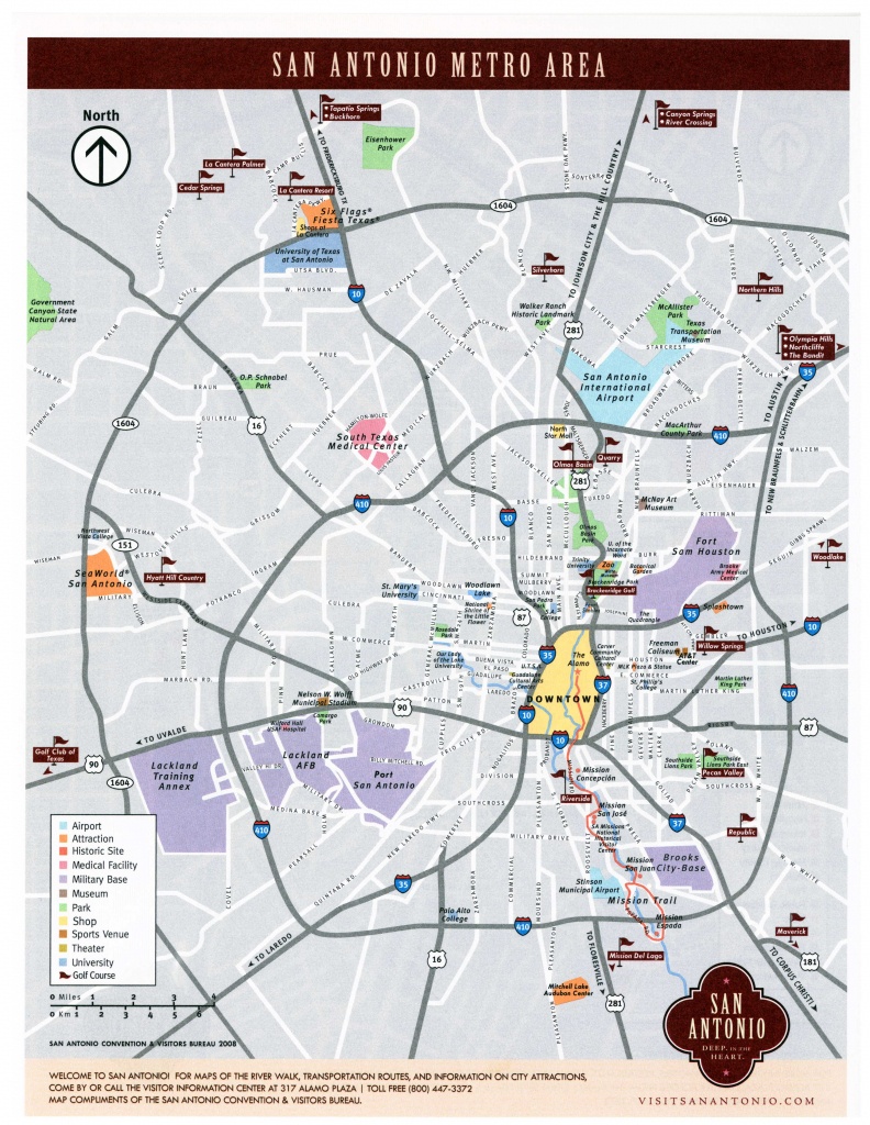 San Antonio Texas Maps Free Printable Maps