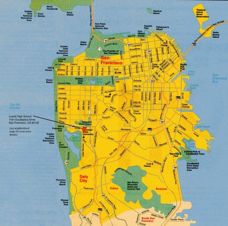 Printable Map Of San Francisco Streets