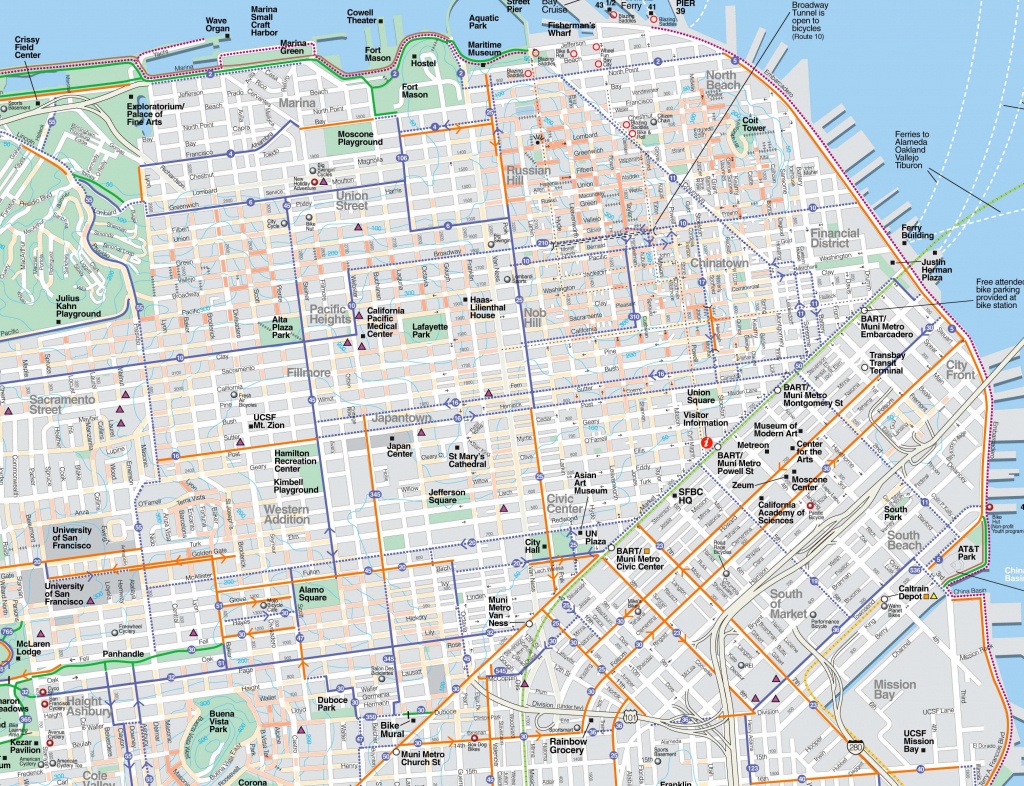 Large San Francisco Maps For Free Download And Print | High - San Francisco City Map Printable