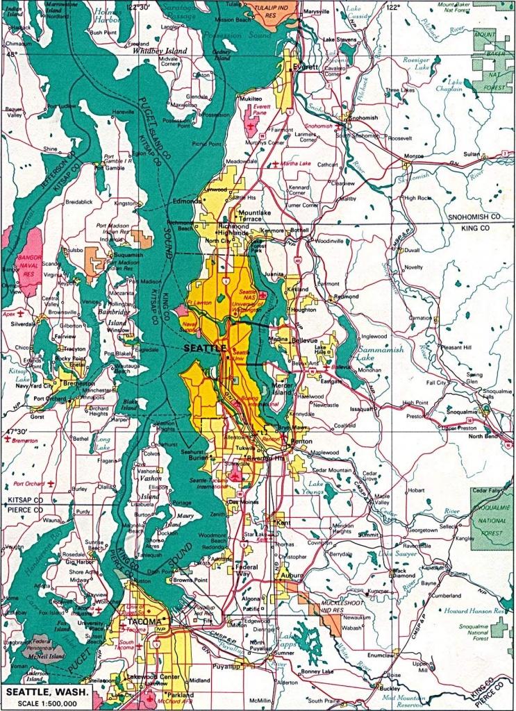 Large Seattle Maps For Free Download And Print | High-Resolution And - Printable Map Of Seattle Area