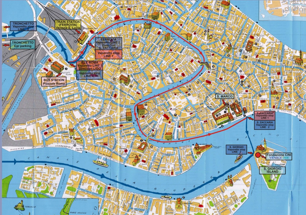 Large Venice Maps For Free Download And Print | High-Resolution And - Venice City Map Printable
