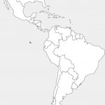 Latin America Blank Map Printable Central South World North Maps   Printable Map Of South America