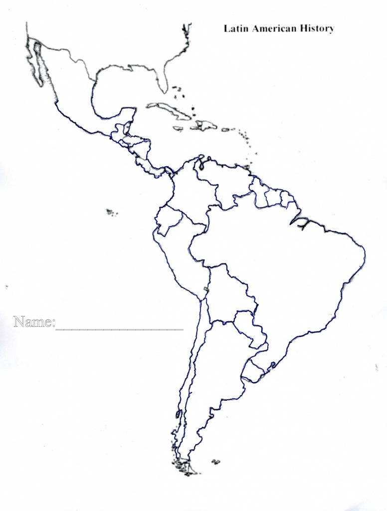 Latin America Map Blank Save Btsa Co Within Of North And South With - Printable Blank Map Of South America