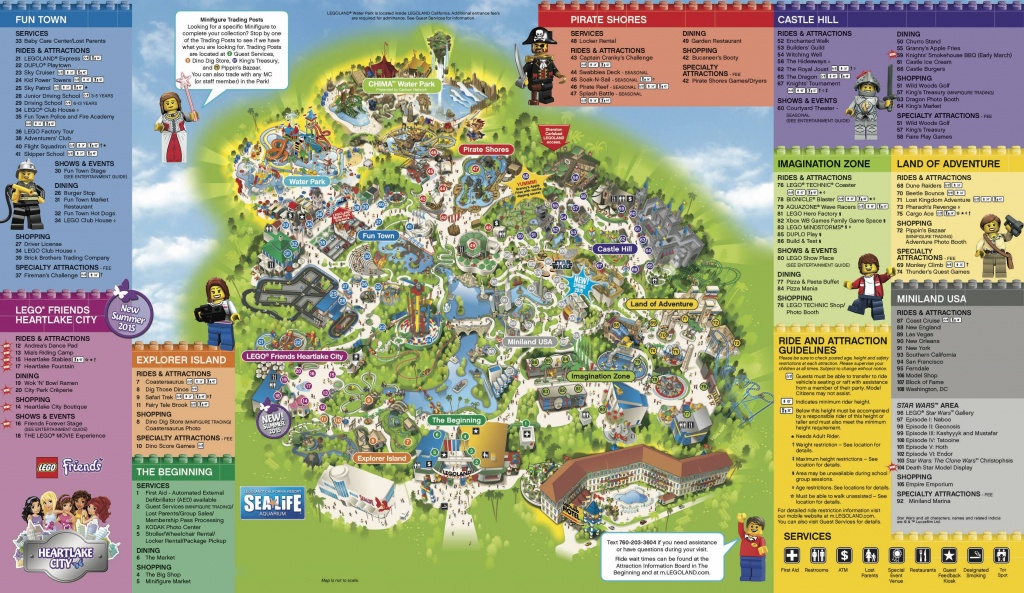 Legoland California &amp;amp; Sea Life Aquarium 1-Day Hopper Ticket - Free - Legoland Map California Pdf