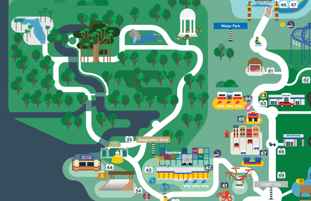 Legoland Florida Map 2016 On Behance - Legoland Map Florida