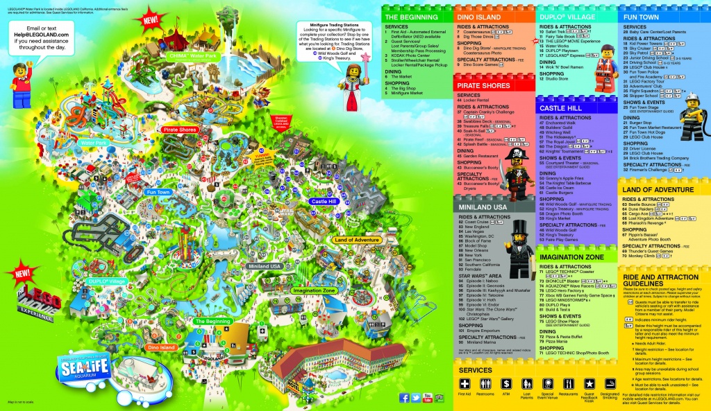 Legoland Hotel Resource Page - Legoland | Carlsbad, California - Legoland California Printable Map