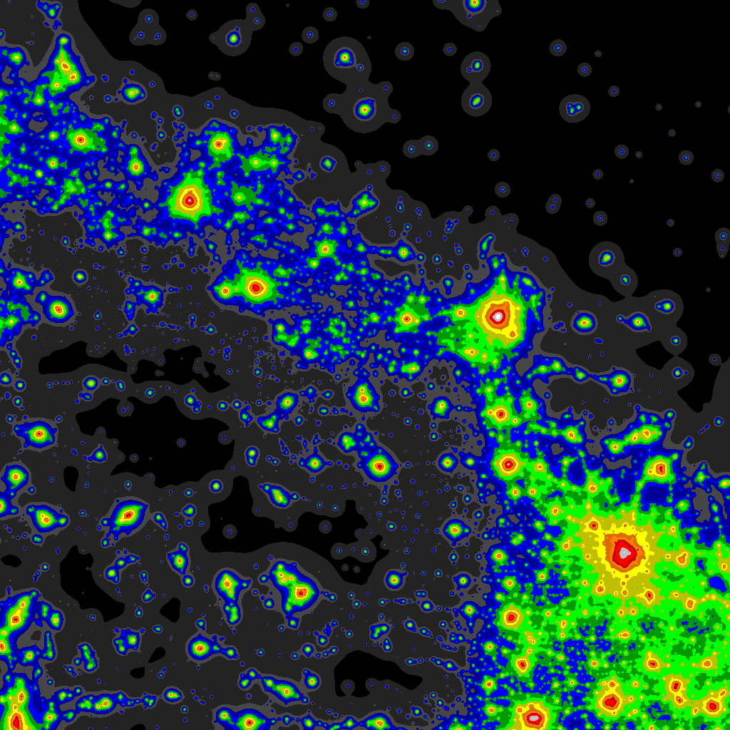 Light Pollution Map - Darksitefinder - Light Pollution Map Texas