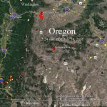 Lightning Leaves Behind Many Fires In Oregon   Wildfire Today   Oregon California Fire Map