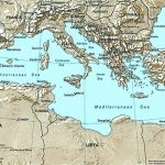 List Of Mediterranean Countries   Wikipedia   Printable Map Of The Mediterranean Sea Area