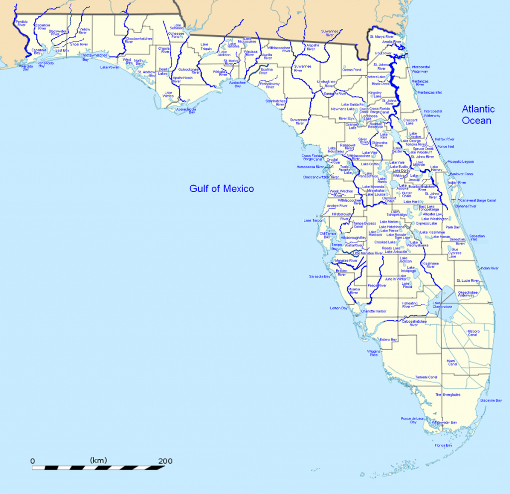 List Of Outstanding Florida Waters - Wikipedia - Lake George Florida Map