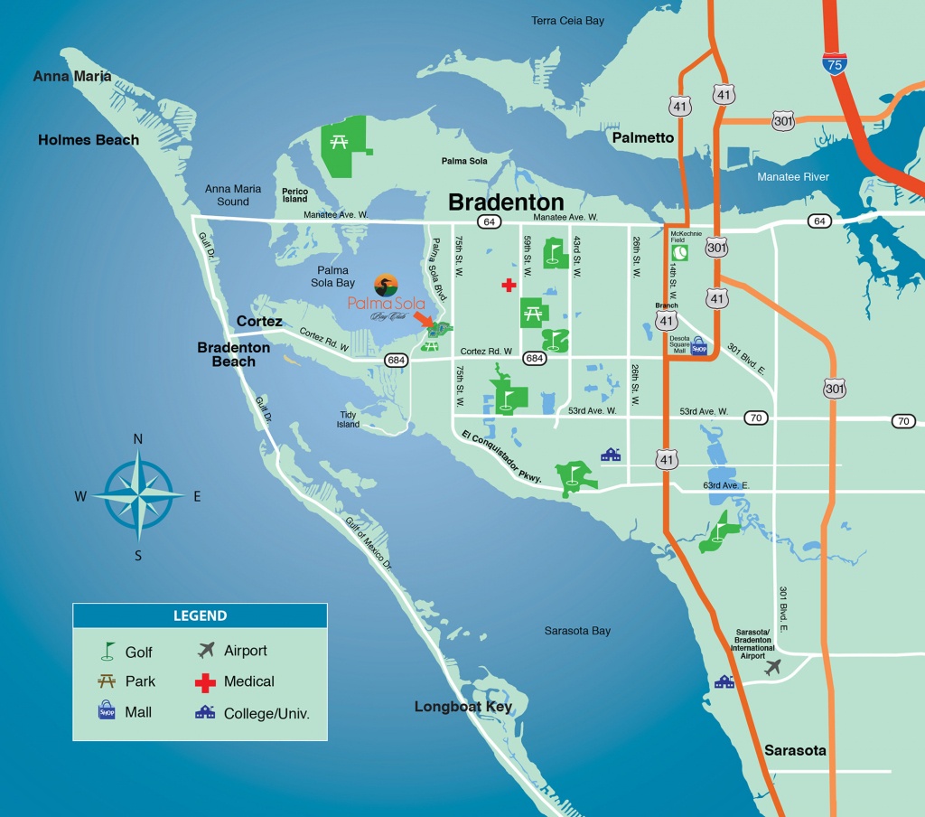 Location &amp;amp; Bradenton Fl Map - New Condominiums For Sale In Bradenton - Sarasota Florida Map