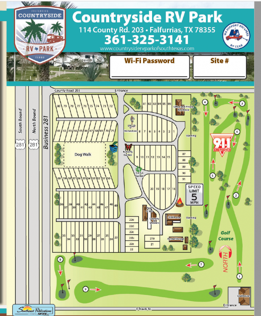 Location &amp;amp; Local Area - Countryside Rv Park Of South Texas - South Texas Rv Parks Map