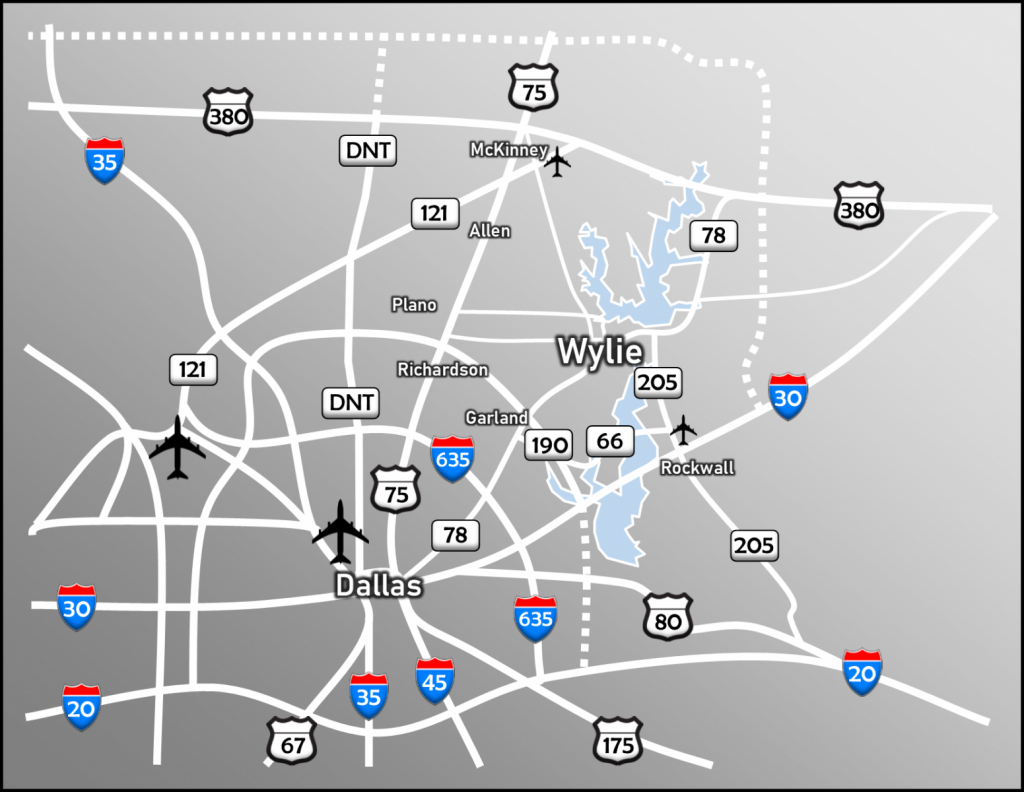 Location &amp;amp; Transportation | Wylie, Tx - Wylie Texas Map