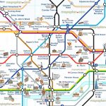 London Attraction Map With Tube – Uk Map   London Sightseeing Map Printable
