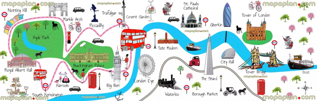 London Map - Download London Map For Children - Fun Things To Do - Printable Children&amp;#039;s Map Of London