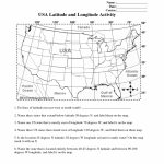 Longitude And Latitude Printable Worksheet | Latitude And Longitude   6Th Grade Map Skills Worksheets Printable