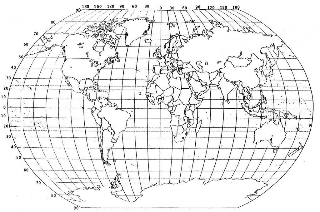 Longitude Latitude World Map 7 And 18 | Sitedesignco - World Map Latitude Longitude Printable
