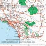 Los Angeles California Map Google Road Map Of Southern California   California Road Map Google