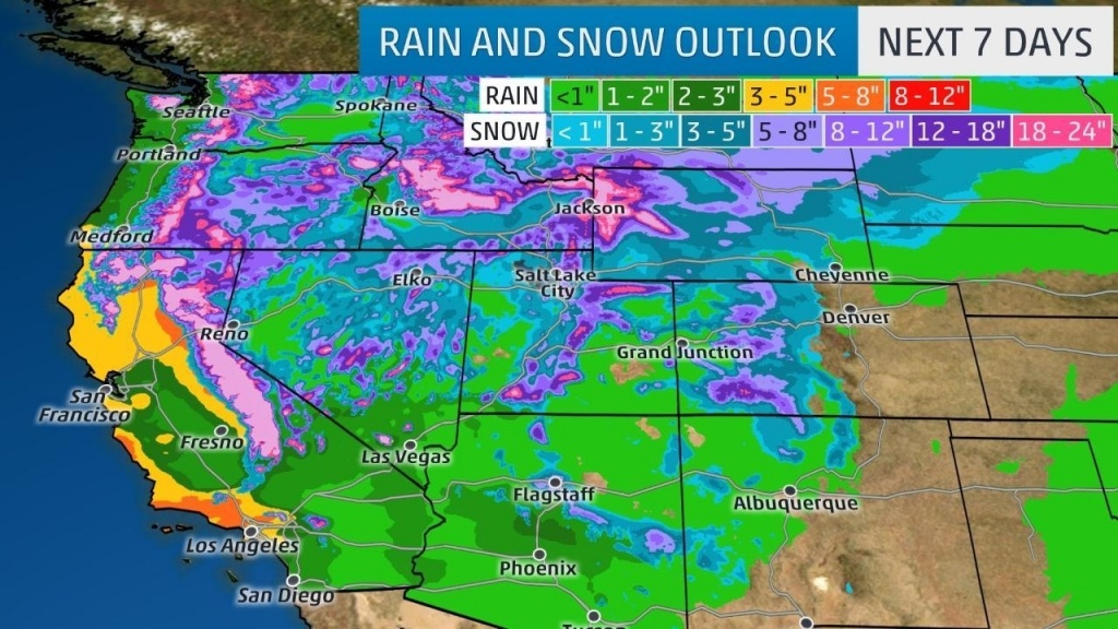 Los Angeles California Weather Map – Map Of Usa District - California Weather Map