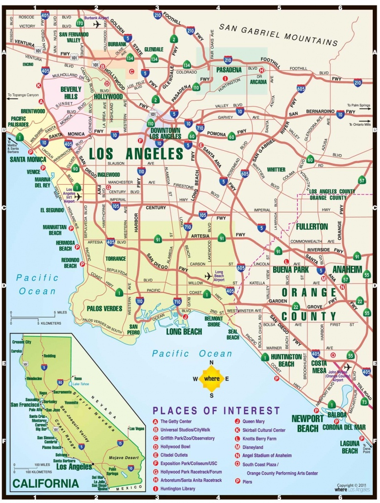 Los Angeles Toll Roads Map - Map Of Los Angeles Toll Roads - California Toll Roads Map