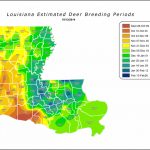 Louisiana Estimated Deer Breeding Periods | Louisiana Department Of   Texas Deer Population Map 2017