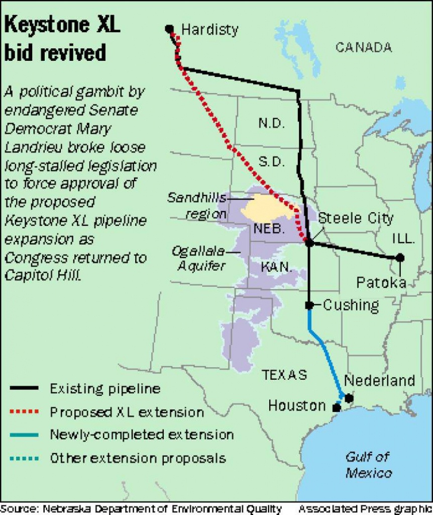 Louisiana Leaders Praise Trump&amp;#039;s Action To Advance Keystone Xl - Keystone Pipeline Map Texas